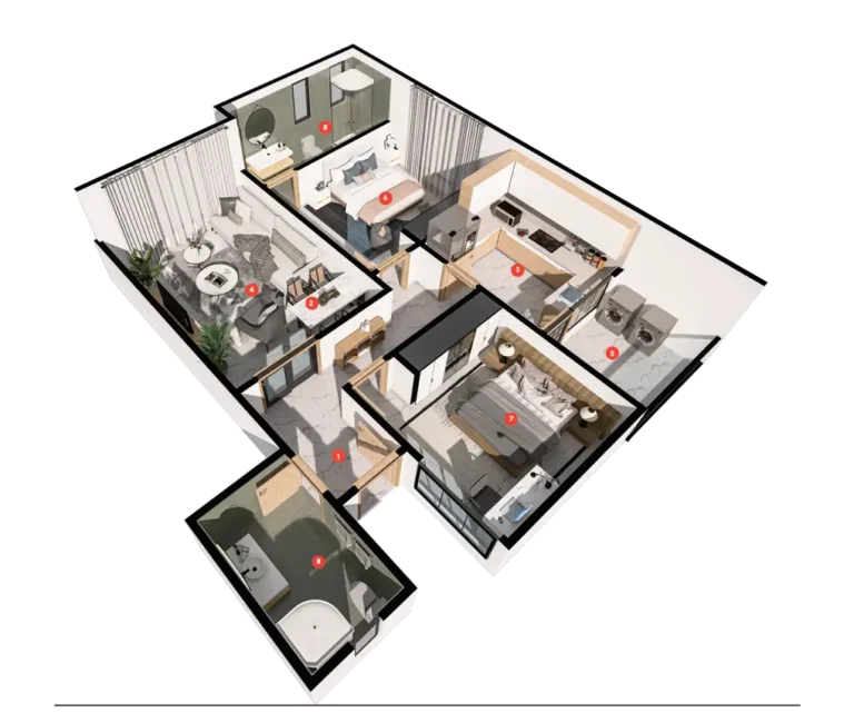 2 Bedroom Apartments For Sale in Nairobi at Panaroma View