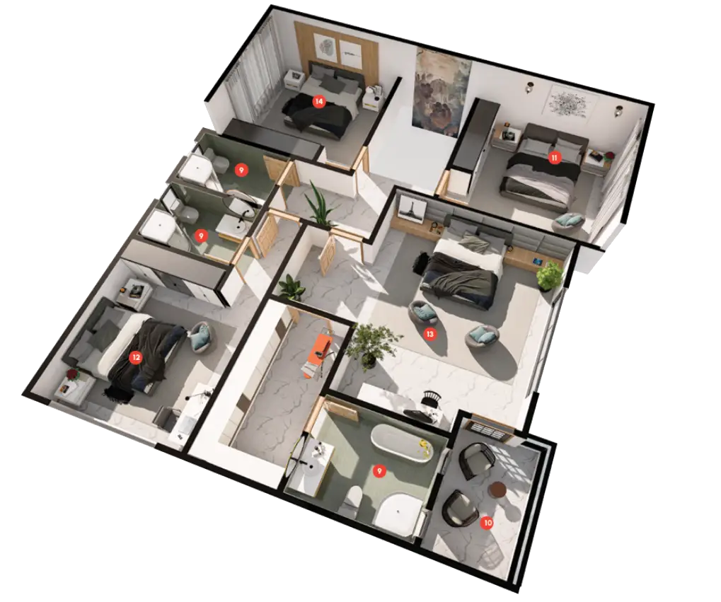 5 bedroom duplex at Panaroma View